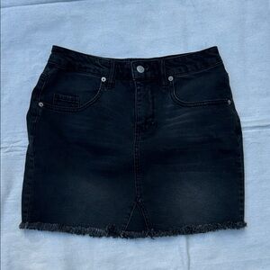 Women’s Size 6 Black Denim Skirt